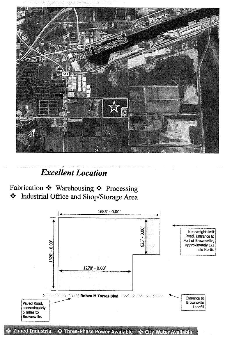 industrial location - brownsvile